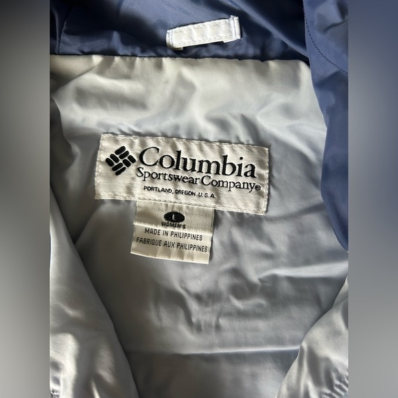 5/$25 Columbia Women’s Sportswear lightweight two tone blue jacket size Large - Picture 5 of 13